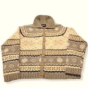 Eddie Bauer Lamb's Wool Cardigan